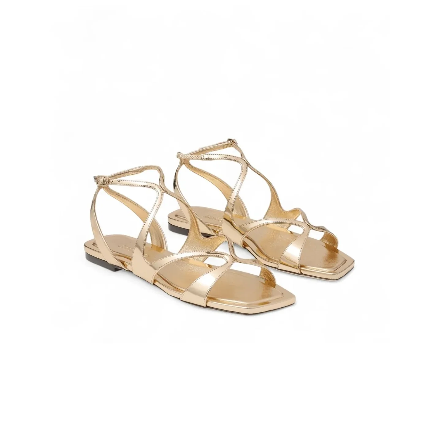 Jimmy Choo Ayla Flats Gold AYLAFLATQUI
