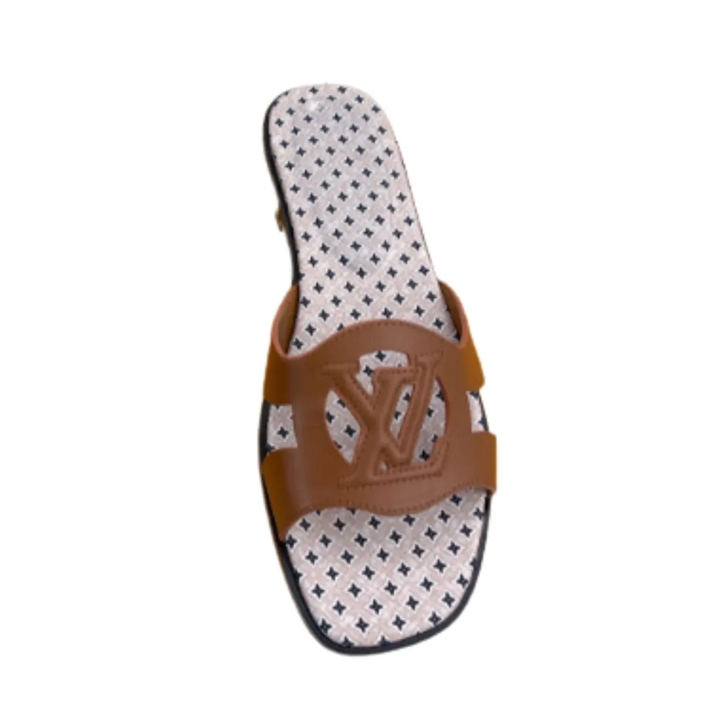 Louis Vuitton Isola Flat Mule LV Dark Brown Louis Vuitton Isola Flat Mule LV Dark Brown