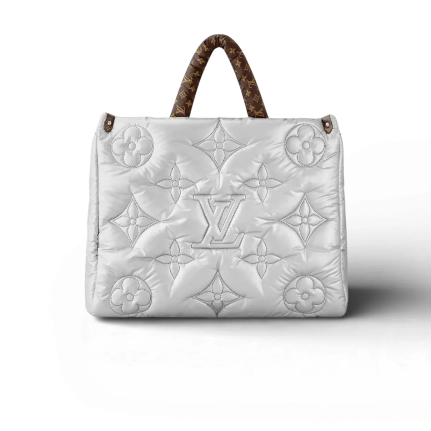 Louis Vuitton Pillow Onthego GM Tote Bag in Silver
