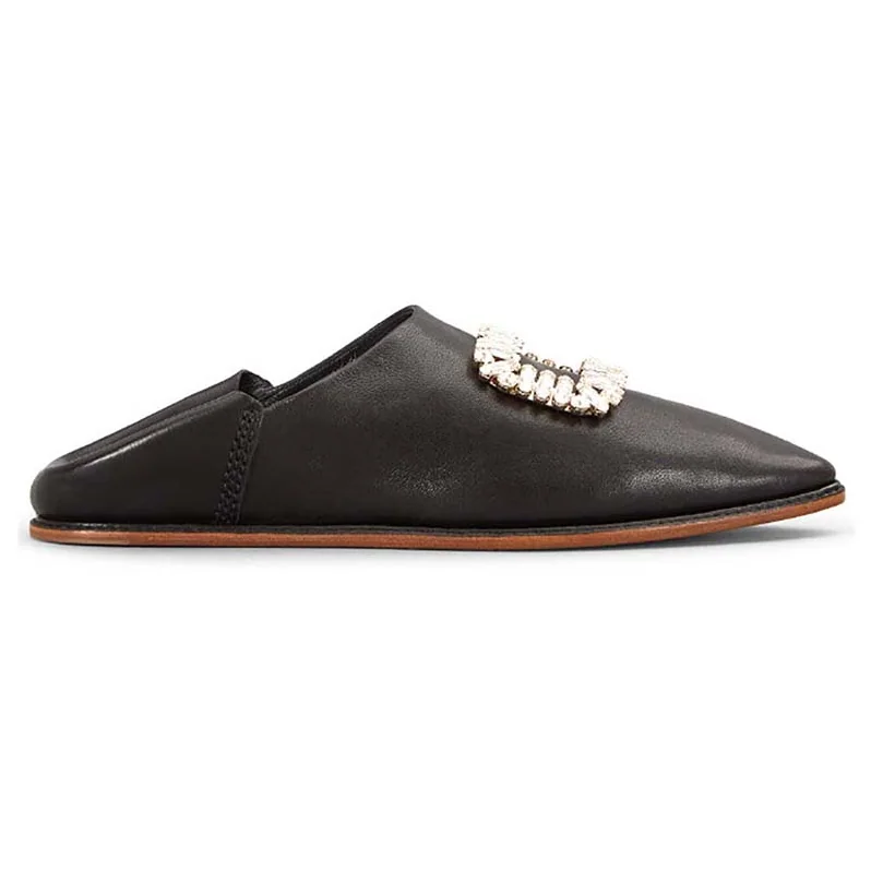 Roger Vivier Shoes Bab' Viv' Strass Buckle for Women in Black