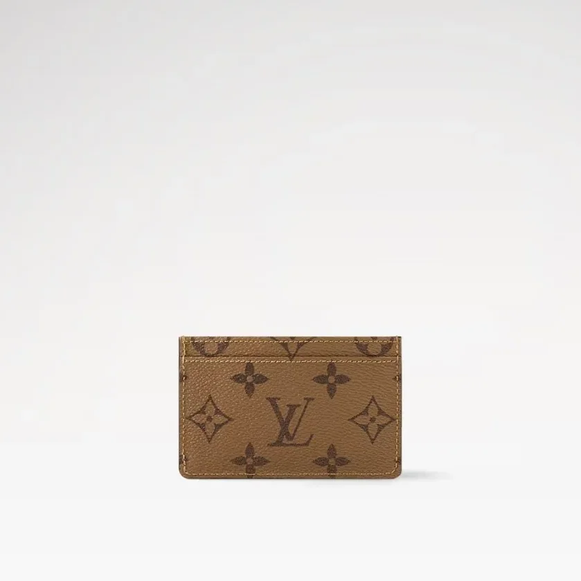 Louis Vuitton Monogram Card Holder Brown /