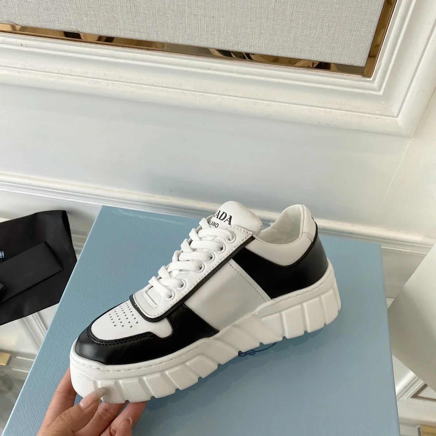 Prada Gabardine Sneakers Black for Women Prada Gabardine Sneakers Black for Women