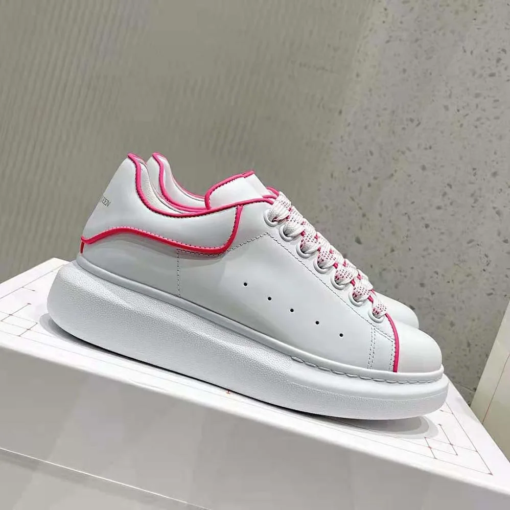 Alexander Mcqueen Oversized Sneaker in Neon Pink for Women