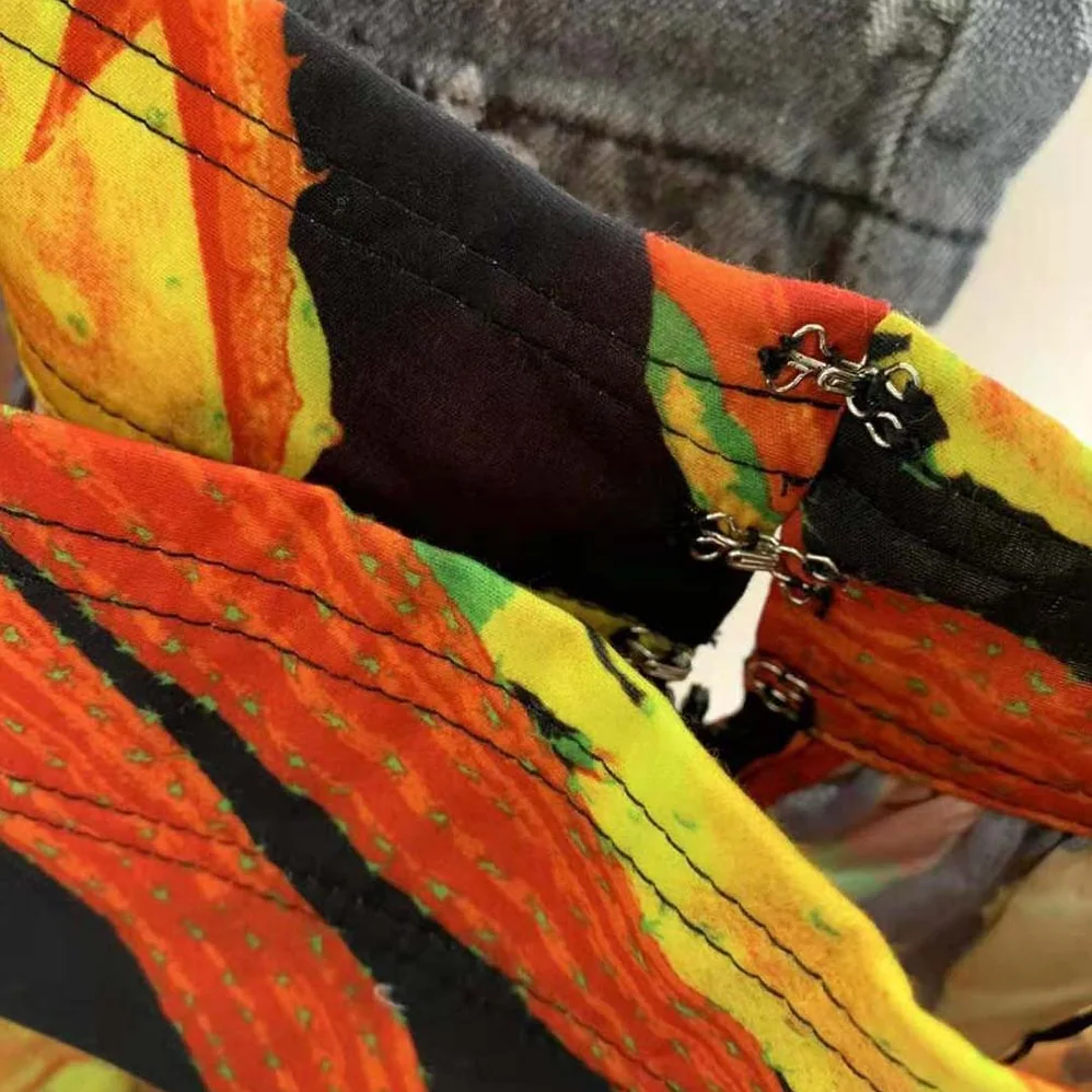 Loewe Cactus Print Top in Viscose for Women in Orange