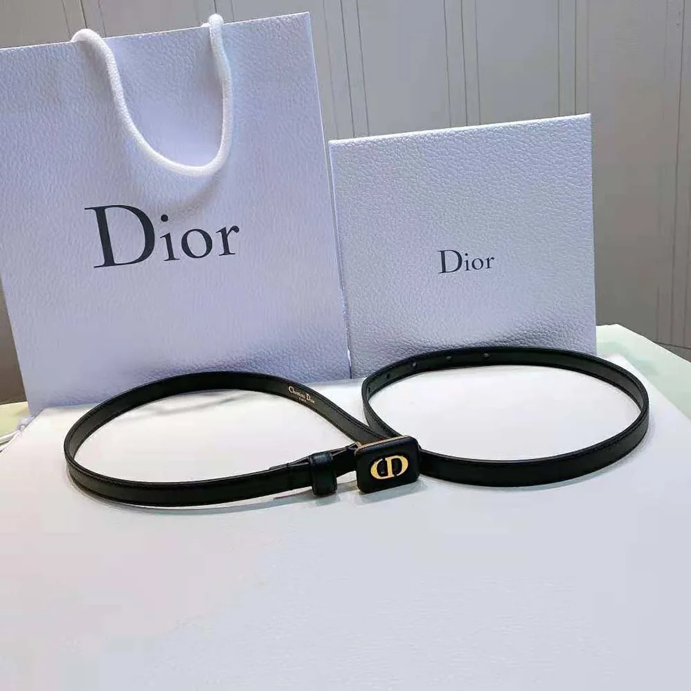 Dior Dior Bobby Belt Black Smooth Calfskin 12 MM for Women Dior Dior Bobby Belt Black Smooth Calfskin 12 MM for Women