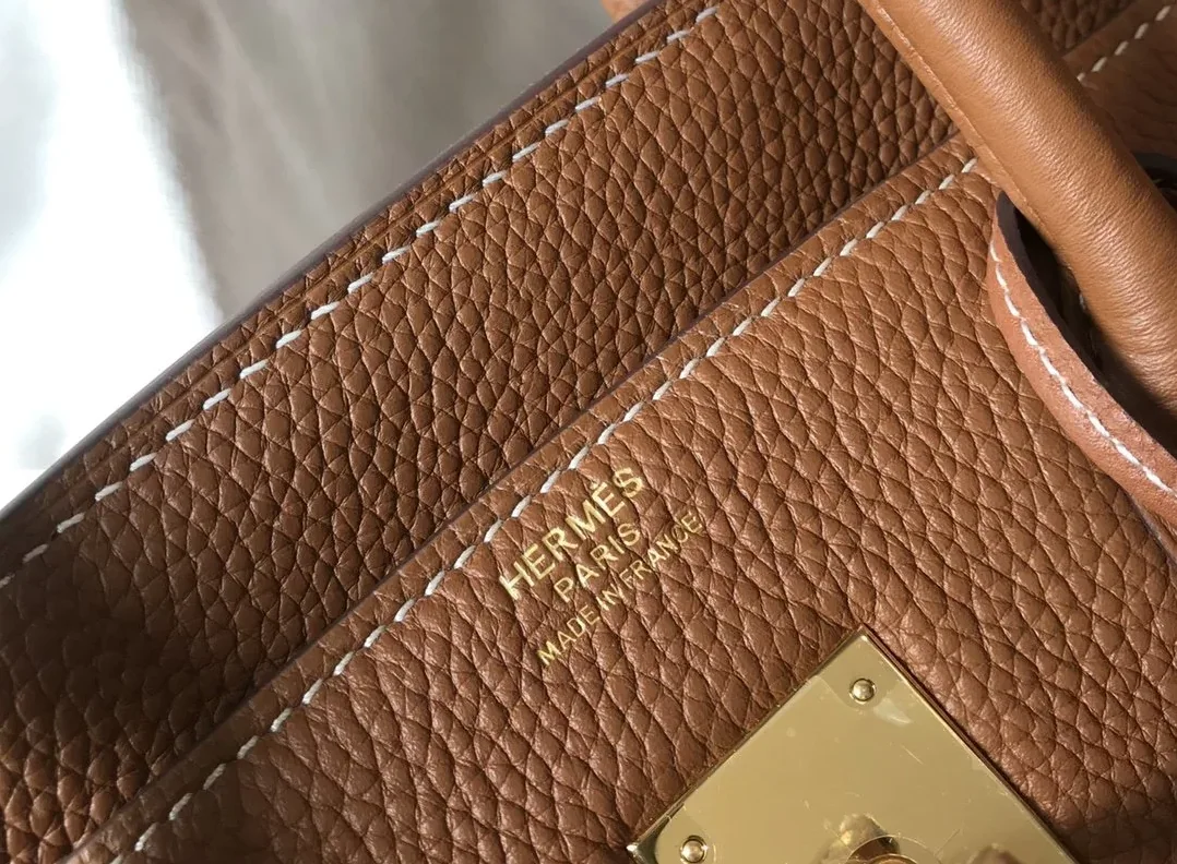 Hermes Birkin Top Handle Bag / Brown Togo Gold Hardware Bag