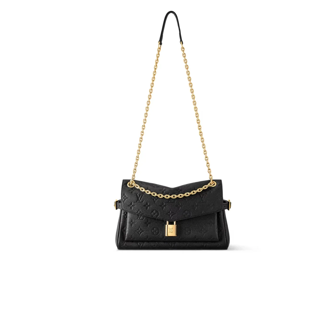 Louis Vuitton Anytime Flap Bag Black /
