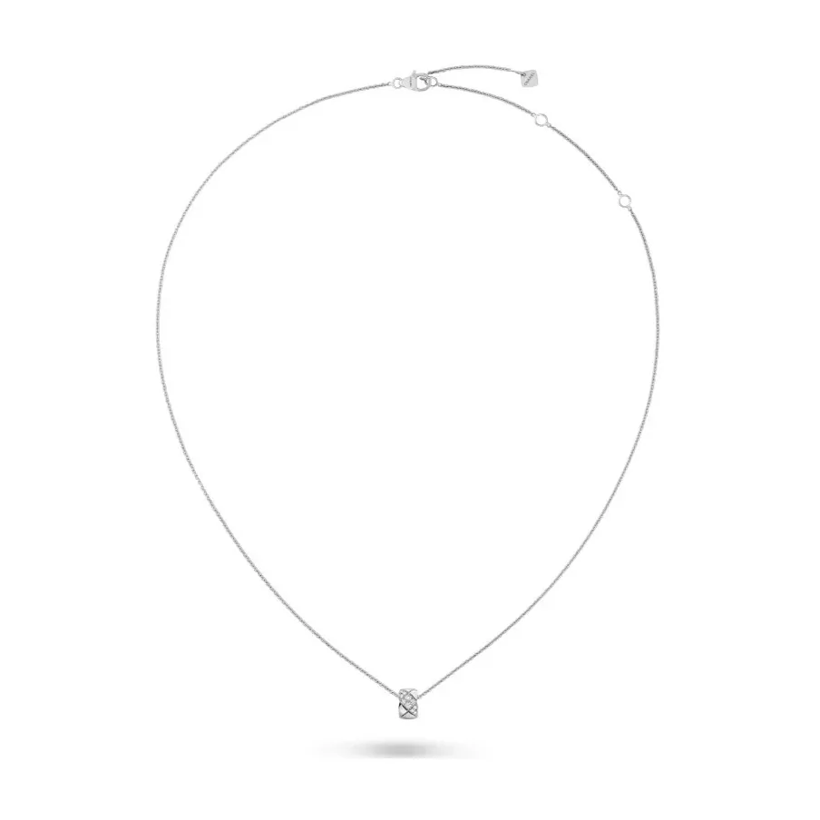 Chanel Coco Crush Necklace Silver Hardware
