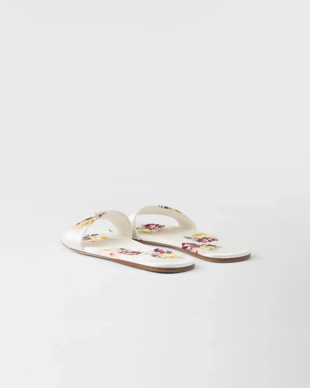Prada Printed Satin Slides White 1XX355_3LPE_F0627_F_D005
