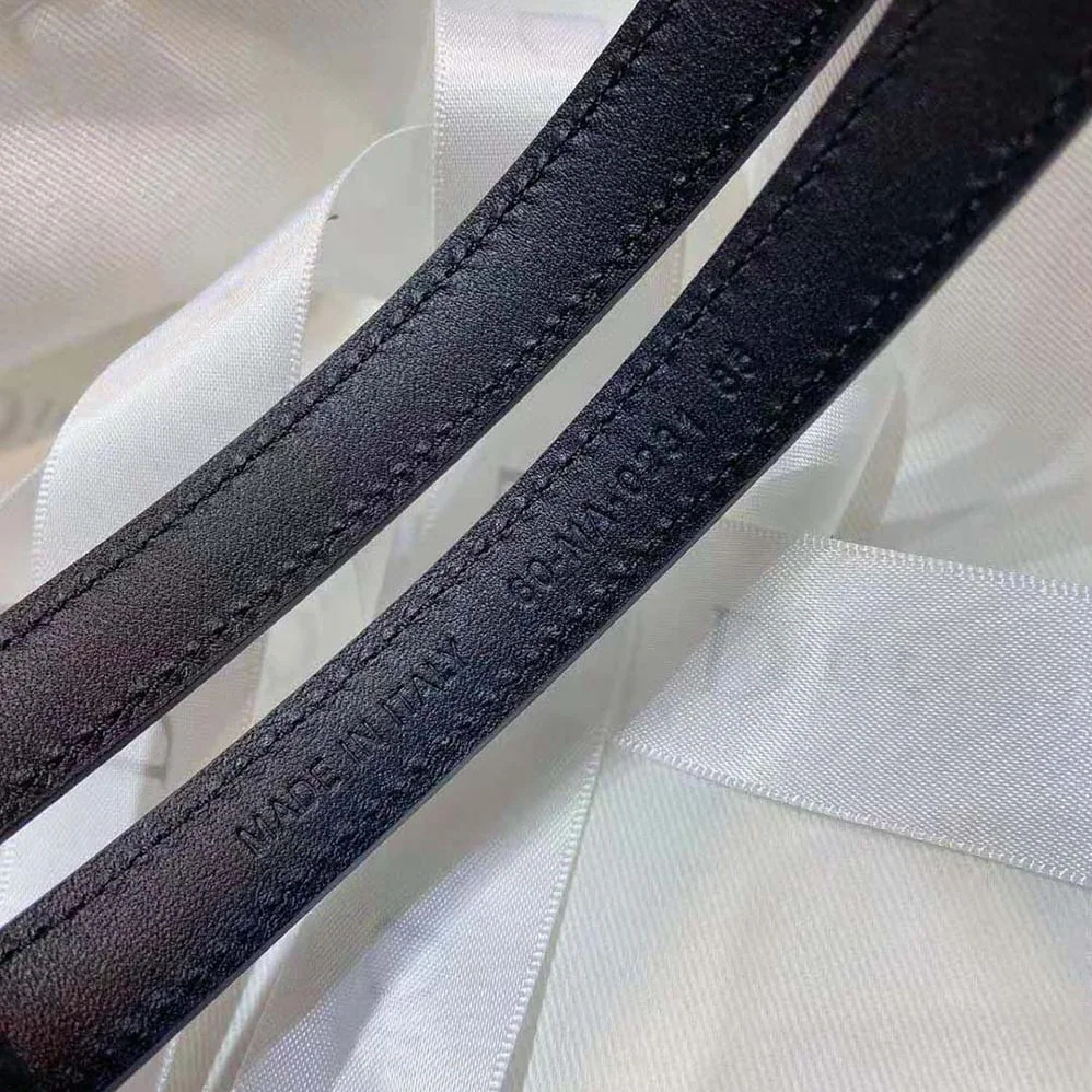 Dior Dior-id Belt Navy Blue I Love Paris and Red Hearts Smooth Calfskin 15 MM for Women