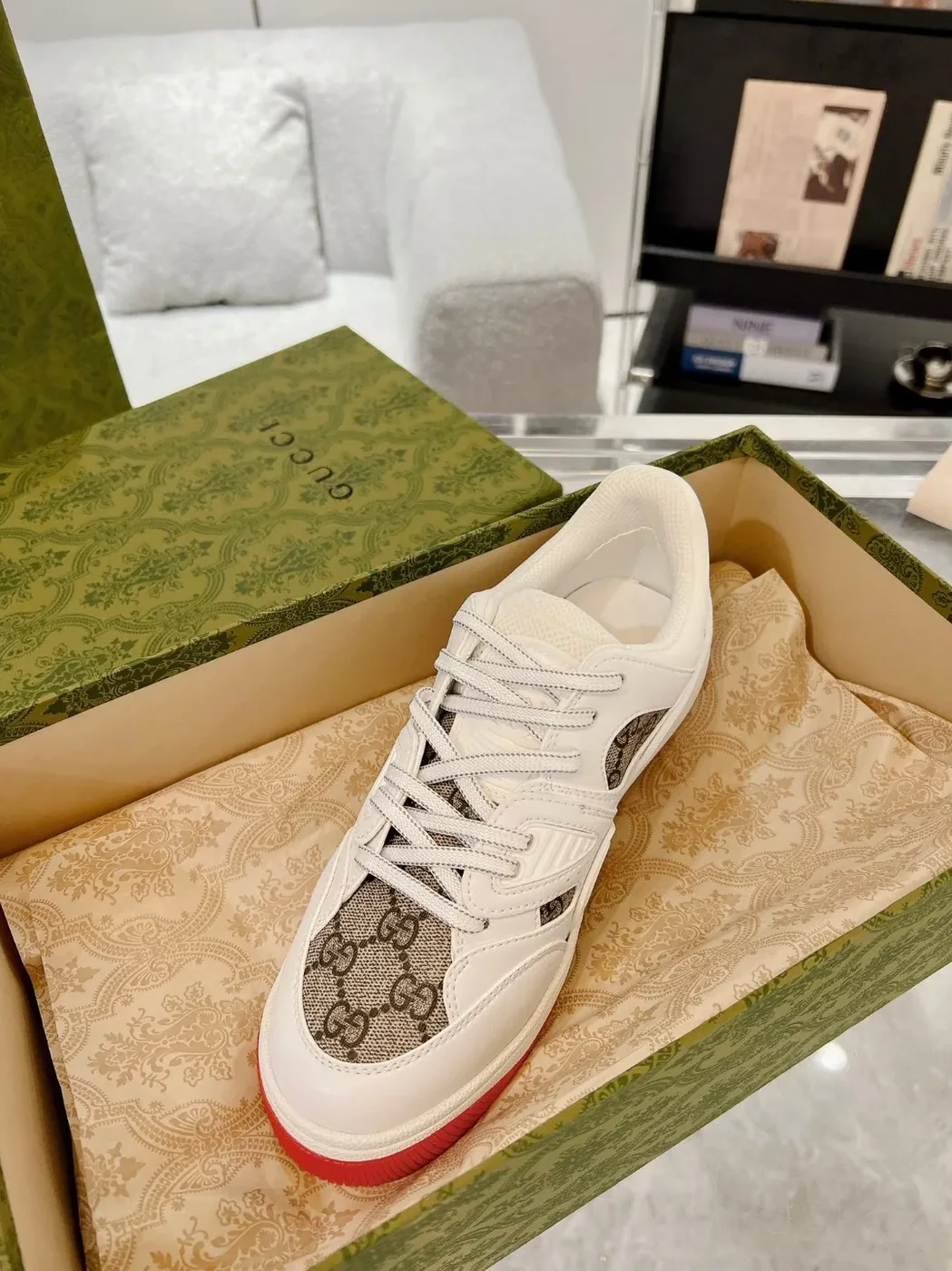 Gucci Basket Sneaker White Gucci Basket Sneaker White