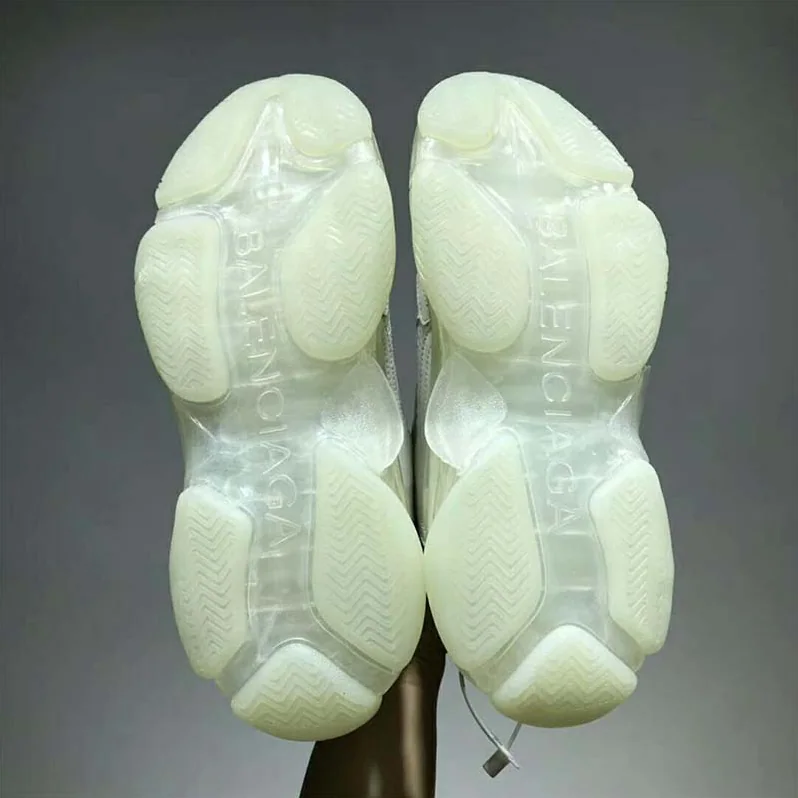 Balenciaga Shoes Triple S Clear Sole Trainers for Unisex in White