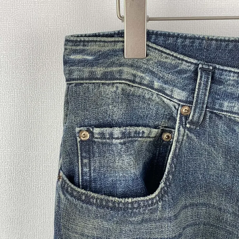 Balenciaga Minimal Baggy Pants In Dirty Grey And Light Blue Cotton Denim for Women Balenciaga Minimal Baggy Pants In Dirty Grey And Light Blue Cotton Denim for Women