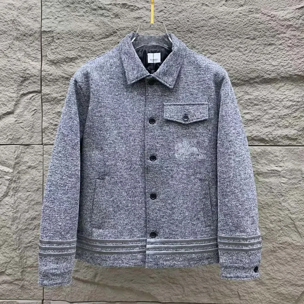 Burberry Overshirt Wool Blend with Coating for Men