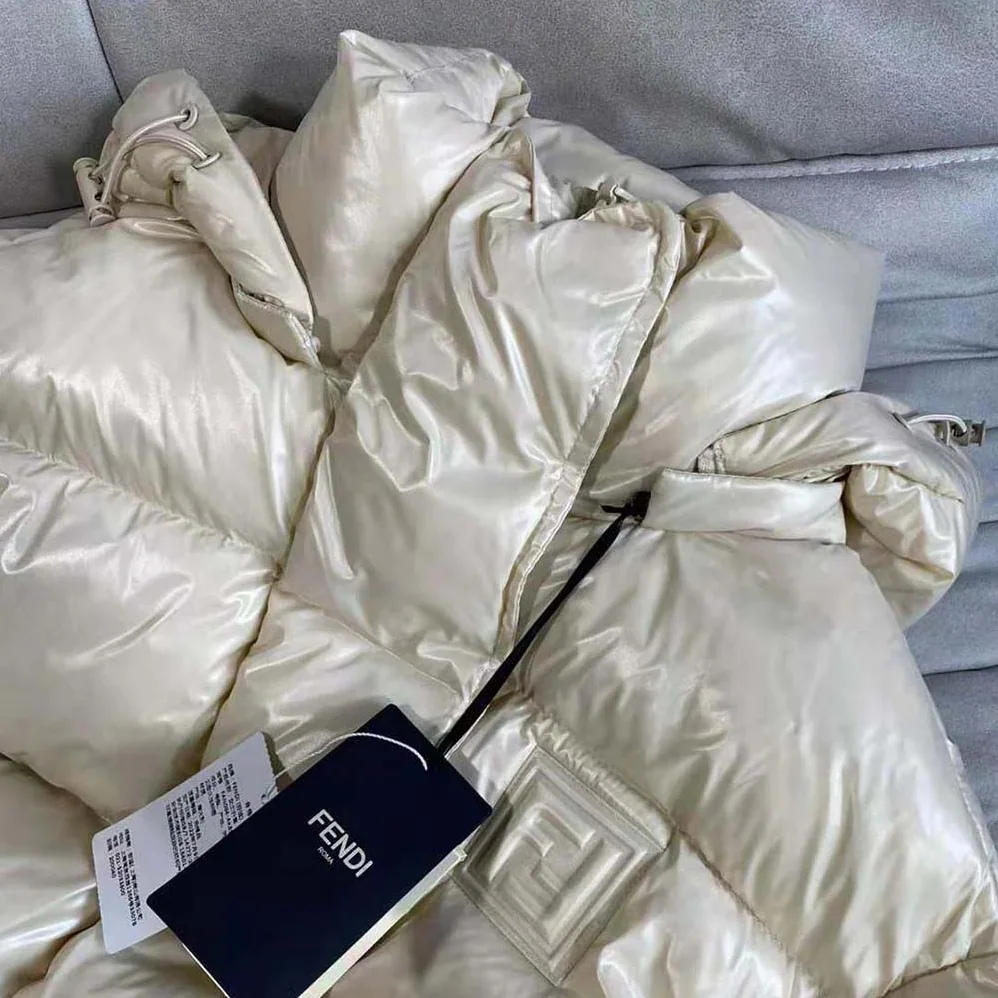 Fendi Pearl Nylon Down Jacket for Women Fendi Pearl Nylon Down Jacket for Women