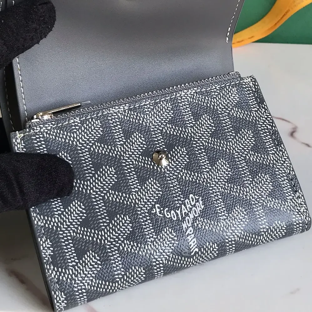 Goyard Saint Gabrie Wallet for Unisex in Grey