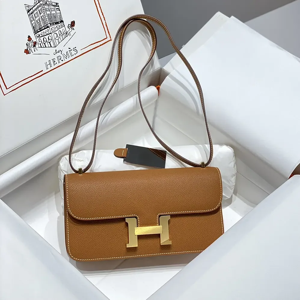 Hermes Constance Elan Epsom Gold for Women in Brown Hermes Constance Elan Epsom Gold for Women in Brown