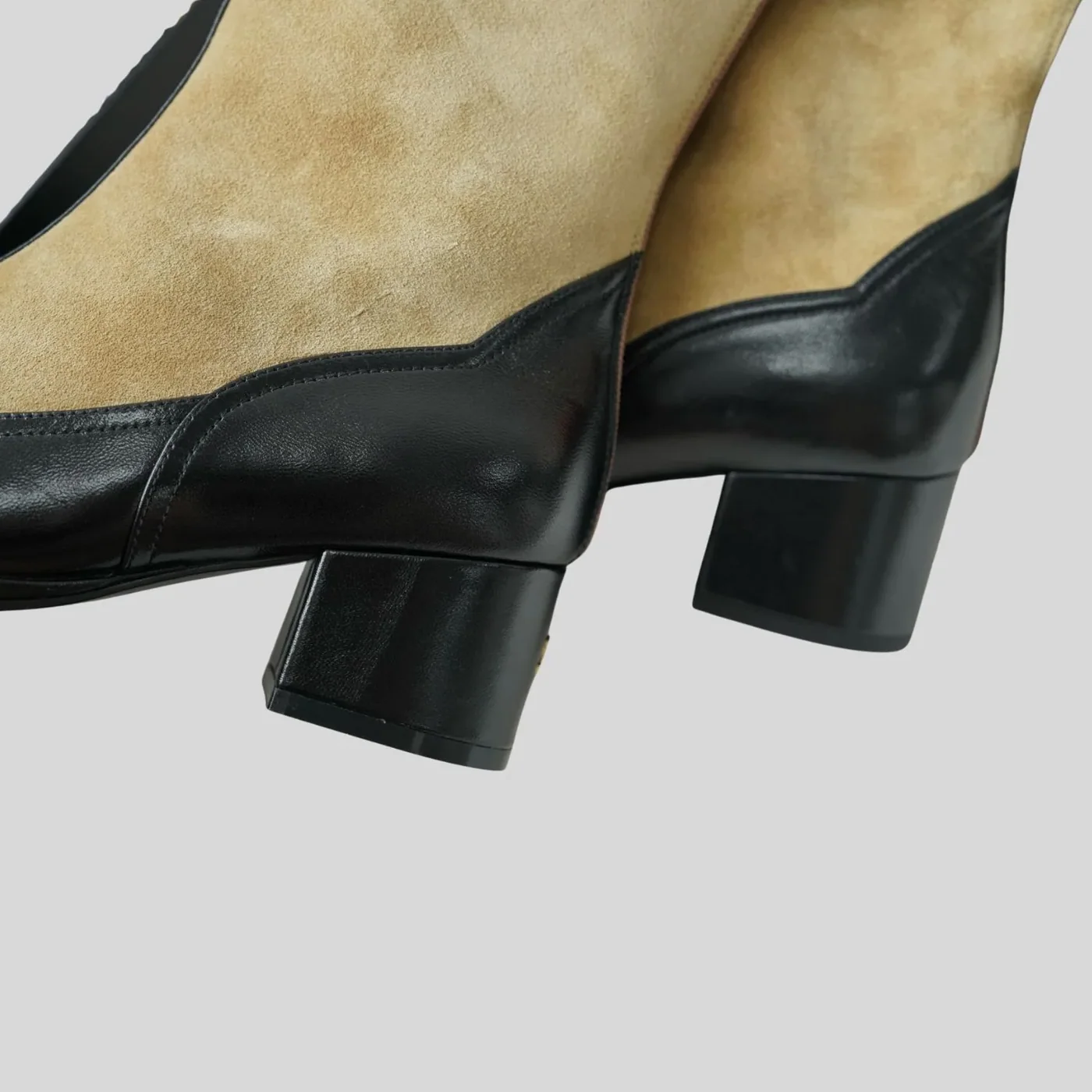 Chanel High End Handicraft Knee Boots Camel