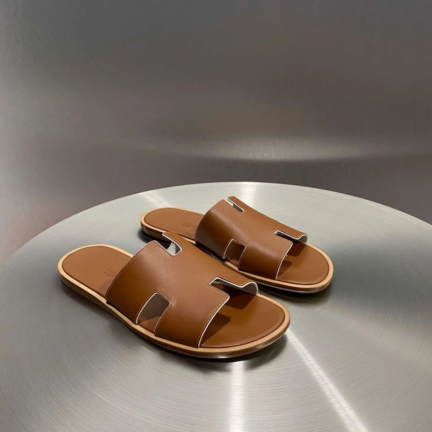 Hermes Oran Sandal Brown Hermes Oran Sandal Brown
