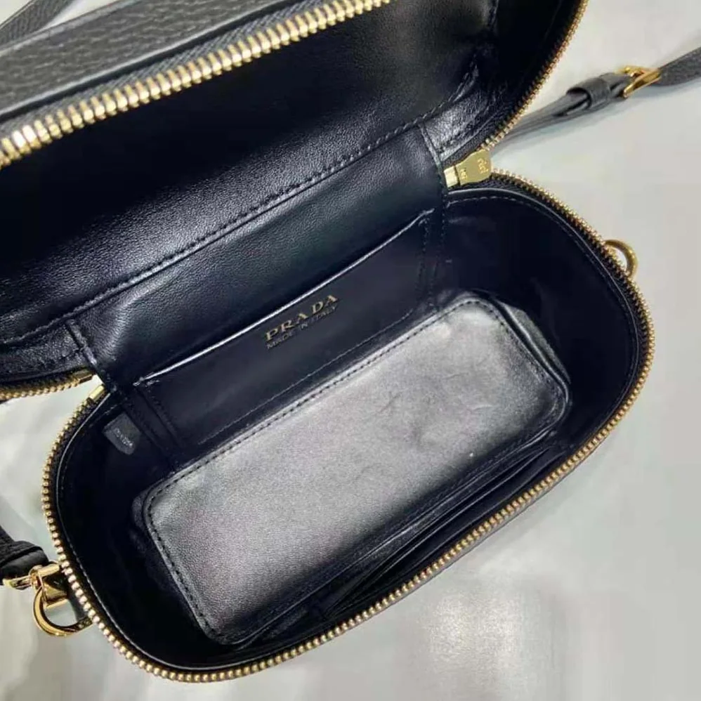 Prada Leather Mini-Bag for Women in Black