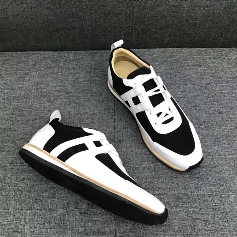 Hermes Partner Sneaker Shoes Black for Men