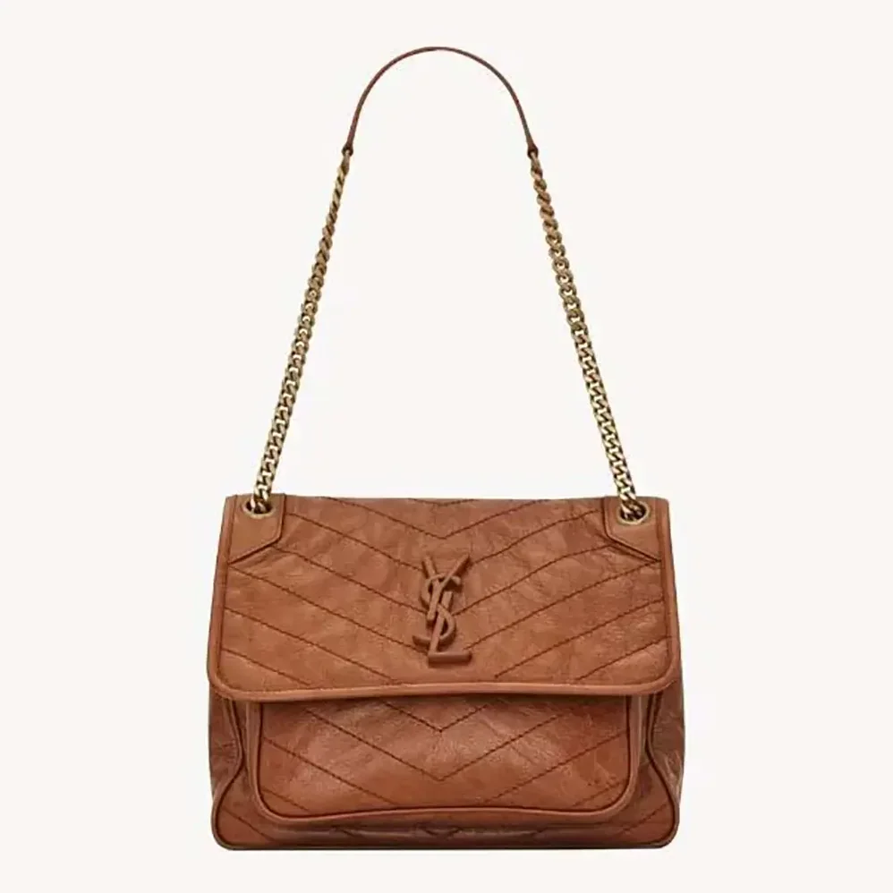 Saint Laurent YSL Niki Medium in Vintage Leather for Women Saint Laurent YSL Niki Medium in Vintage Leather for Women