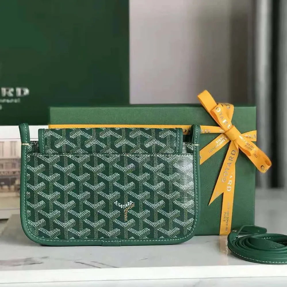 Goyard Plumet Pocket Wallet for Women in Green