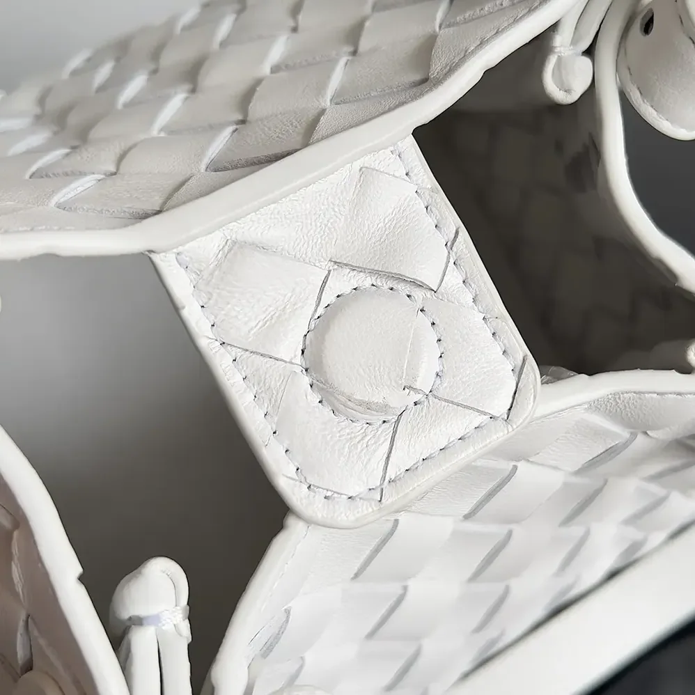 Bottega Veneta Small Andiamo Parachute for Women in White
