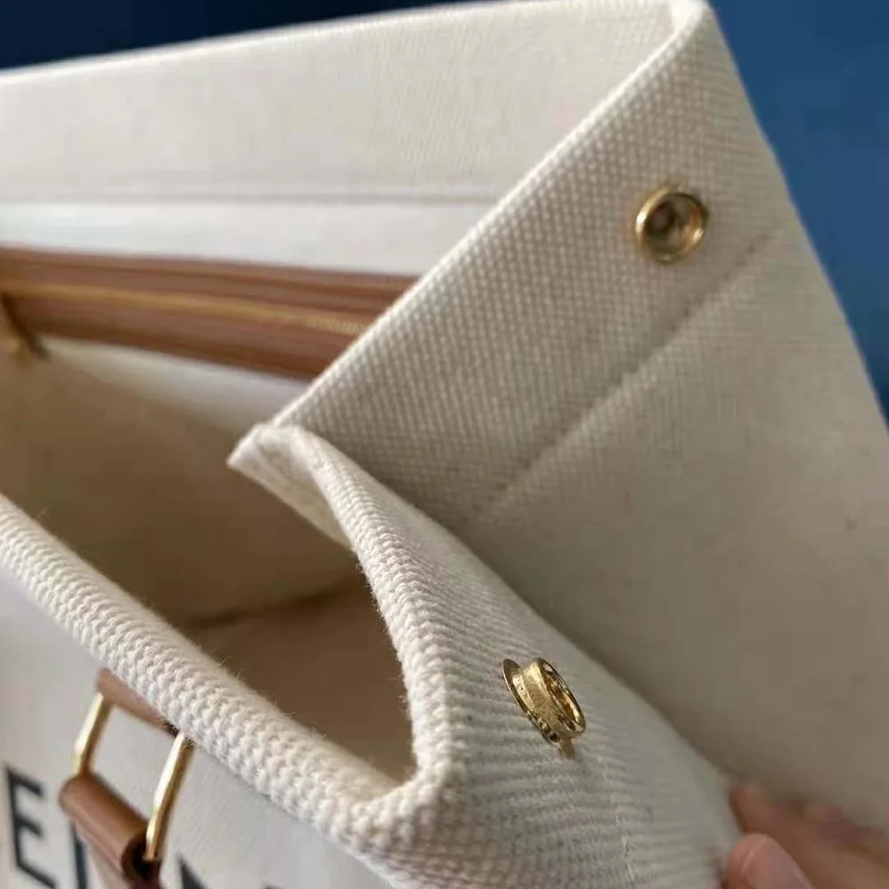 Celine Horizontal Cabas Celine in Canvas with Celine Print and Calfskin for Women Celine Horizontal Cabas Celine in Canvas with Celine Print and Calfskin for Women