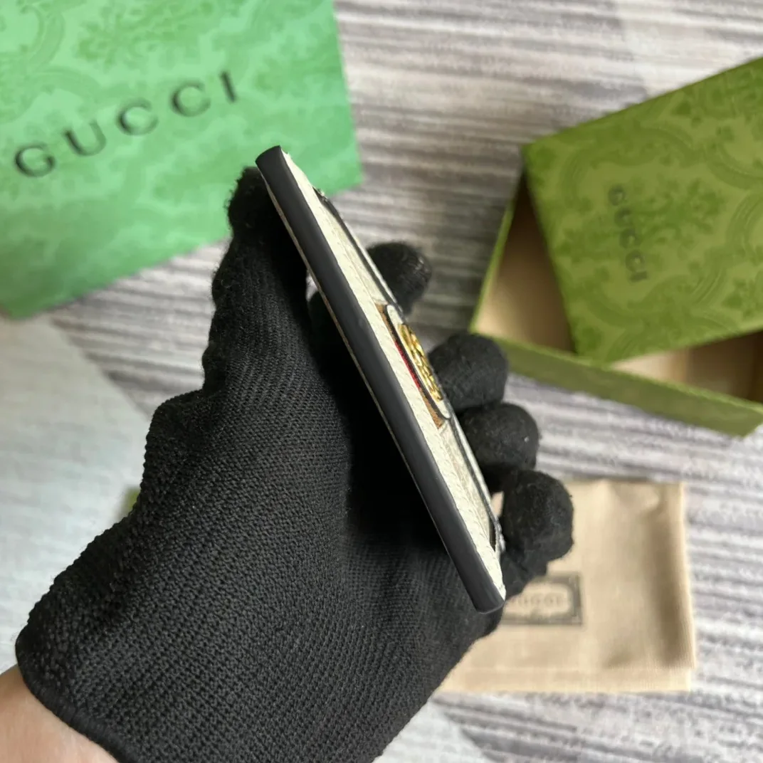 Gucci Ophidia GG card case White /