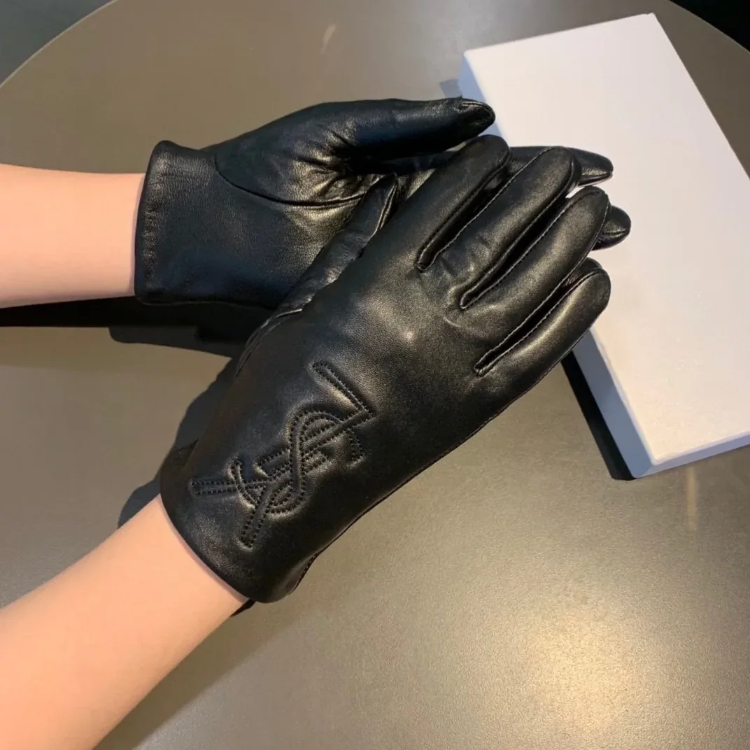 Saint Laurent Gloves In Black Saint Laurent Gloves In Black