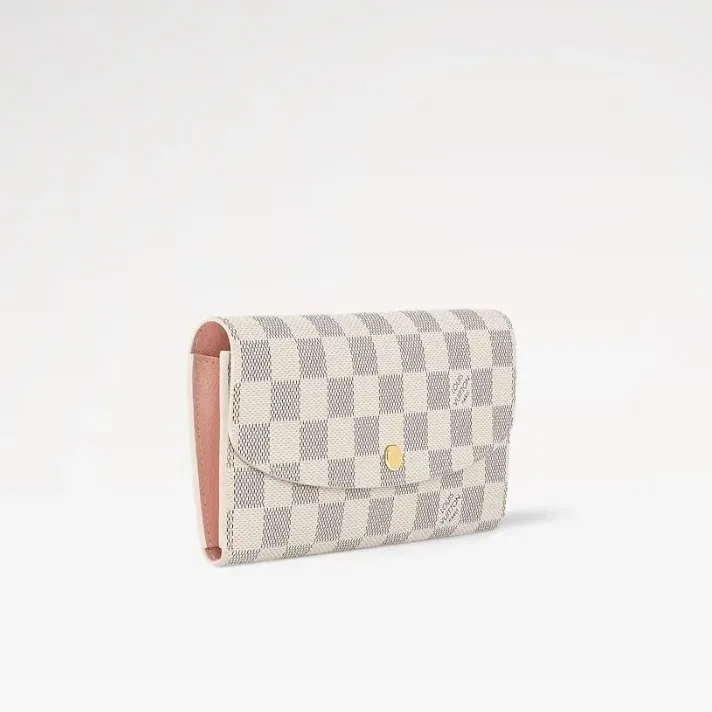 Louis Vuitton Emilie Wallet Damier Azur Canvas /