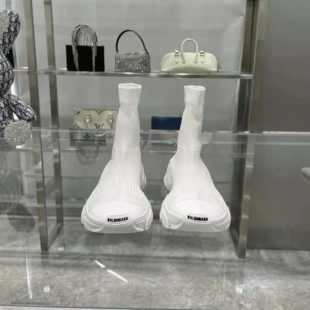 Balenciaga Speed 3.0 Sneaker in White Recycled Knit for Women