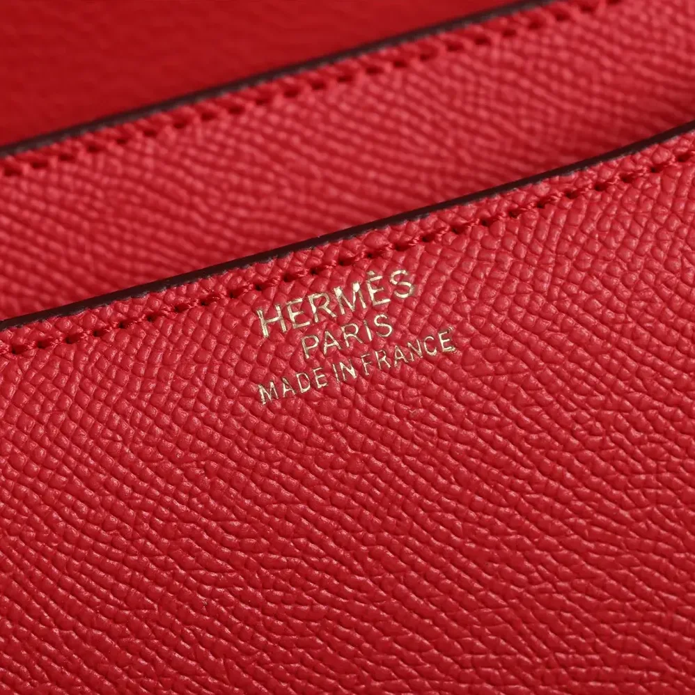 Hermes Constance 18 Bag Epsom Leather for Women in Red/Gold Hermes Constance 18 Bag Epsom Leather for Women in Red/Gold