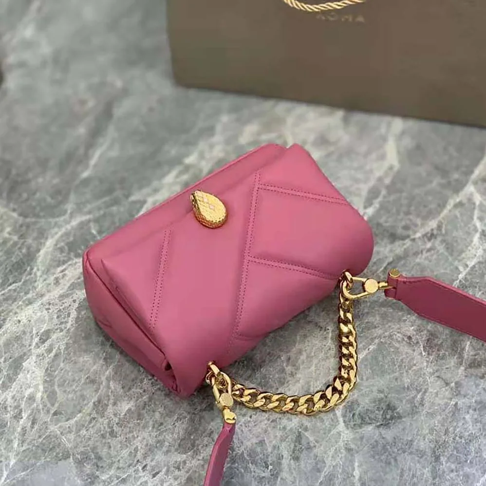 Bvlgari Serpenti Cabochon Crossbody Mini Bag for Women in Pink Bvlgari Serpenti Cabochon Crossbody Mini Bag for Women in Pink