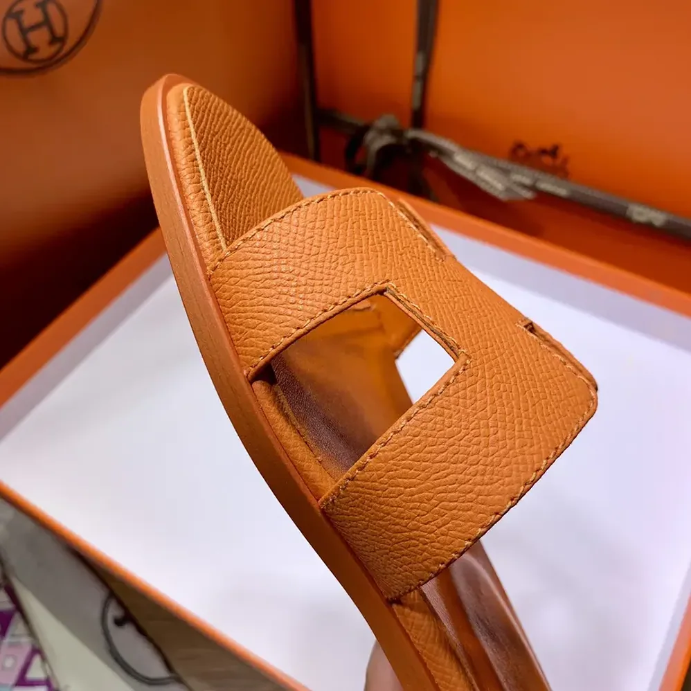 Hermes Oran Sandal-Orange H202272Z for Women Hermes Oran Sandal-Orange H202272Z for Women