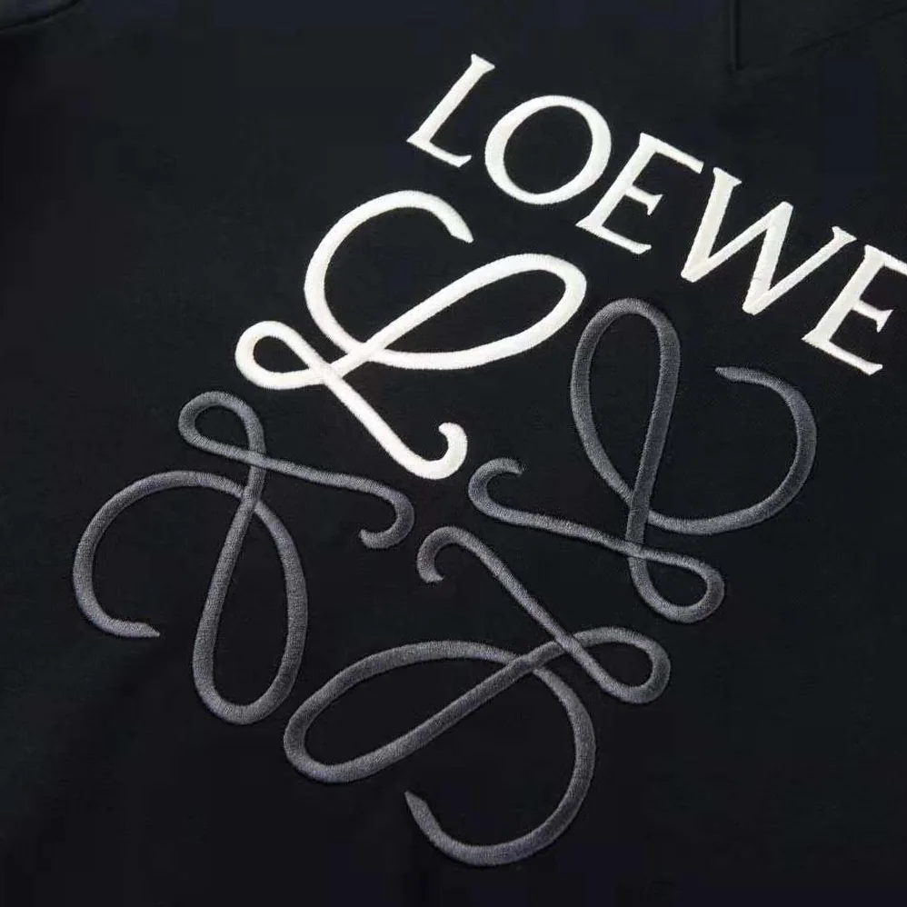 Loewe Anagram Regular Fit Sweatshirt in Cotton for Men in Black