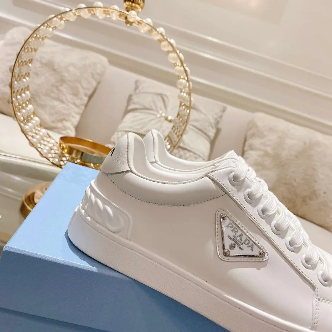 Prada Fyre Low Heel Sneaker White Prada Fyre Low Heel Sneaker White