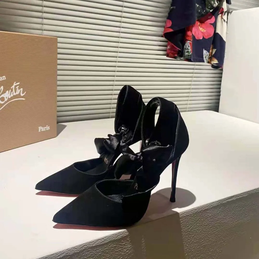 Christian Louboutin Torrida Pump 100 mm for Women in Black Christian Louboutin Torrida Pump 100 mm for Women in Black