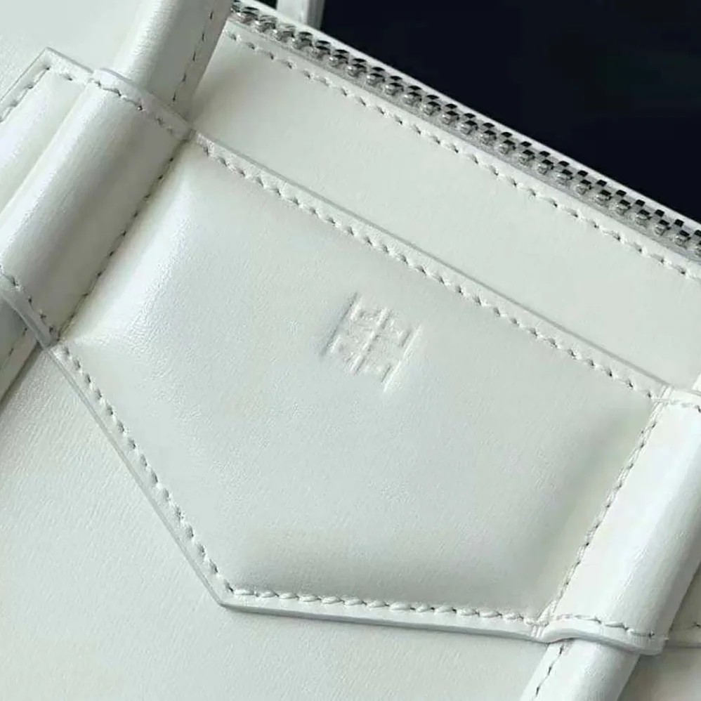Givenchy Mini Antigona Lock in Box Leather for Women in White Givenchy Mini Antigona Lock in Box Leather for Women in White