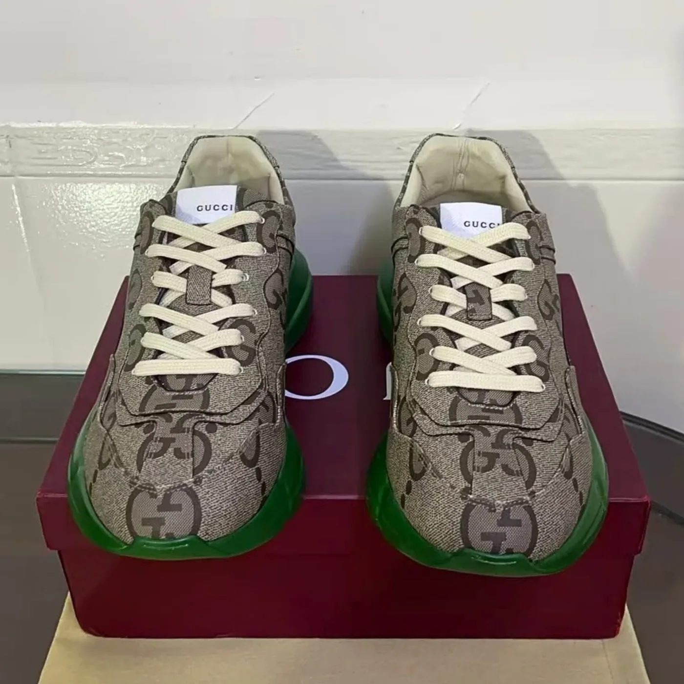 Gucci GG 100 Rhyton Sneaker Green
