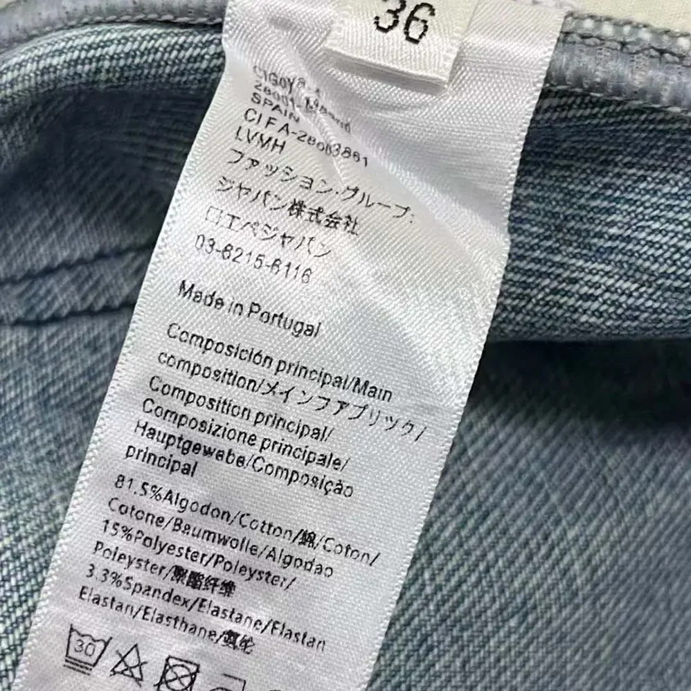 Loewe Anagram Shorts in Denim for Women