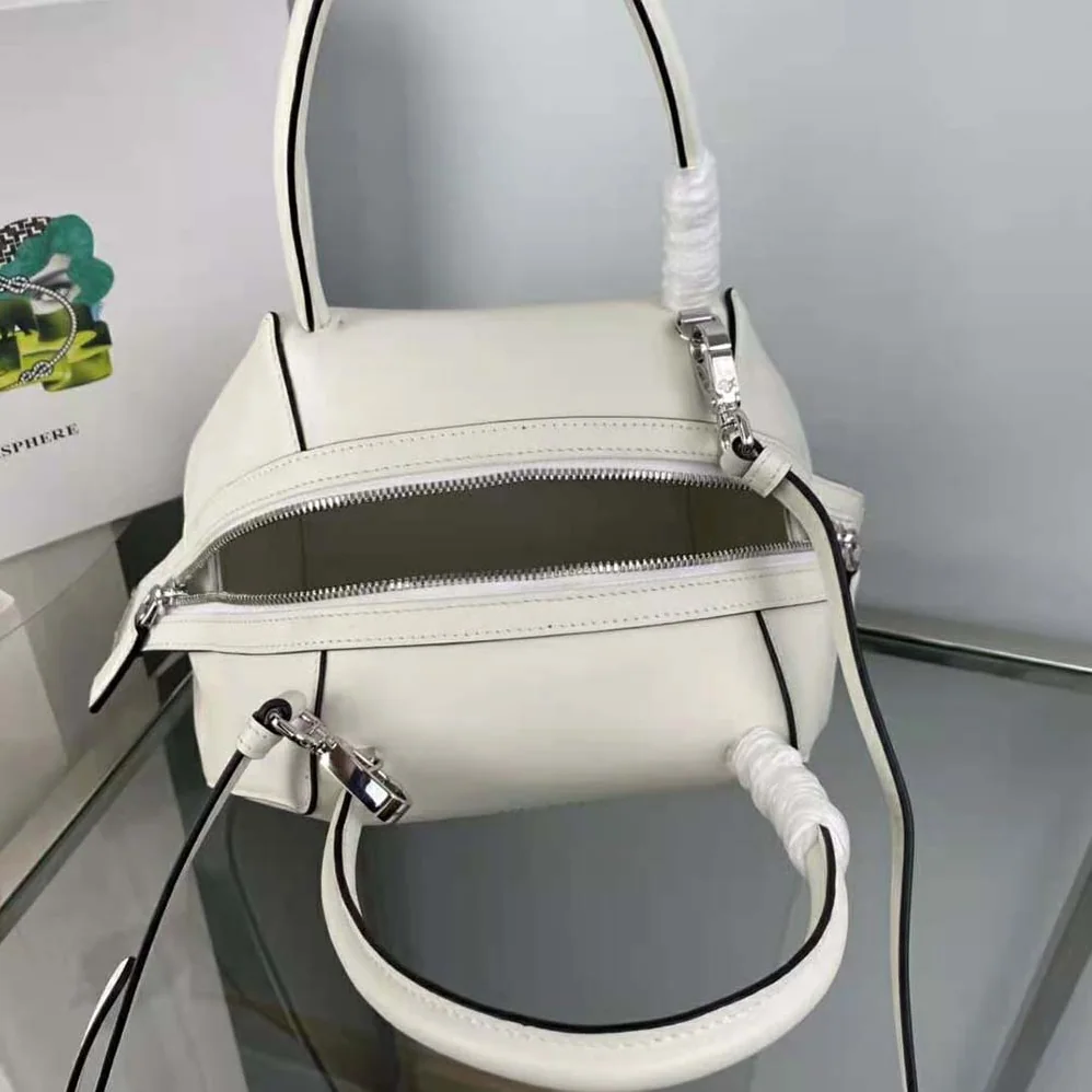 Prada Small Leather Prada Supernova Handbag for Women in White Prada Small Leather Prada Supernova Handbag for Women in White