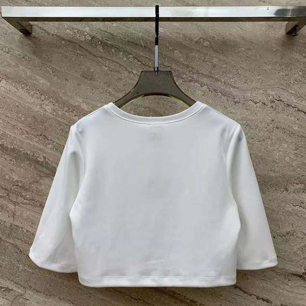 Loewe Cropped T-shirt in Cotton for Women in White