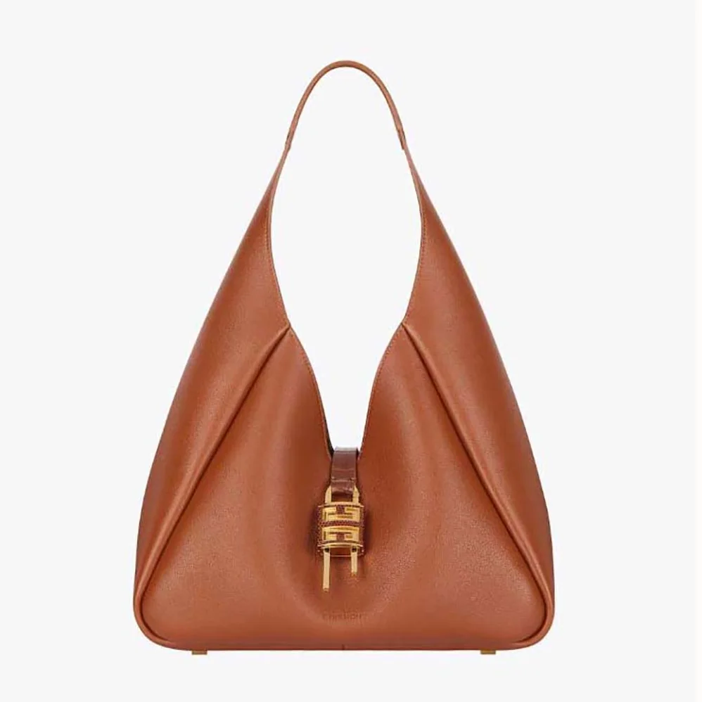 Givenchy Medium G-Hobo Bag in Smooth Leather for Women in Brown Givenchy Medium G-Hobo Bag in Smooth Leather for Women in Brown