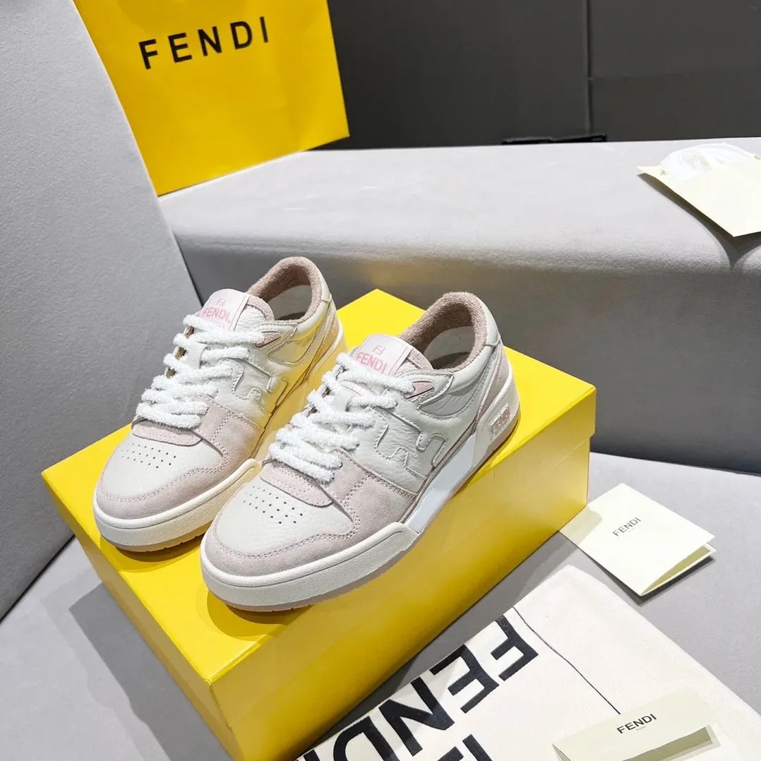 Fendi FD Match Low Tops Sneakers Light Pink 8E8252AHH2F1FHT Fendi FD Match Low Tops Sneakers Light Pink 8E8252AHH2F1FHT