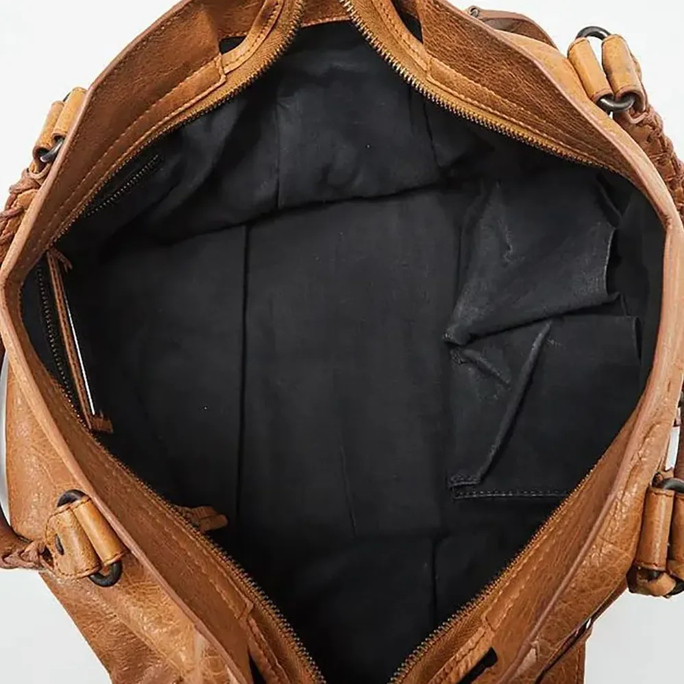 Balenciaga Le City Medium Bag Metallized in Brown for Women Balenciaga Le City Medium Bag Metallized in Brown for Women