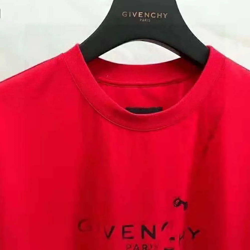 Givenchy Oversized T-Shirt with Trompe-L oeil Effect for Men in Red