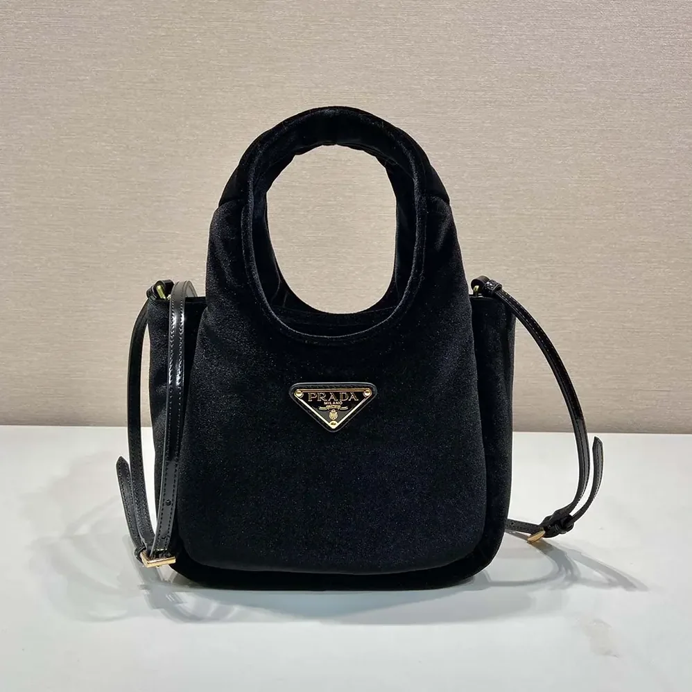 Prada Padded Velvet Mini Handbag for Women