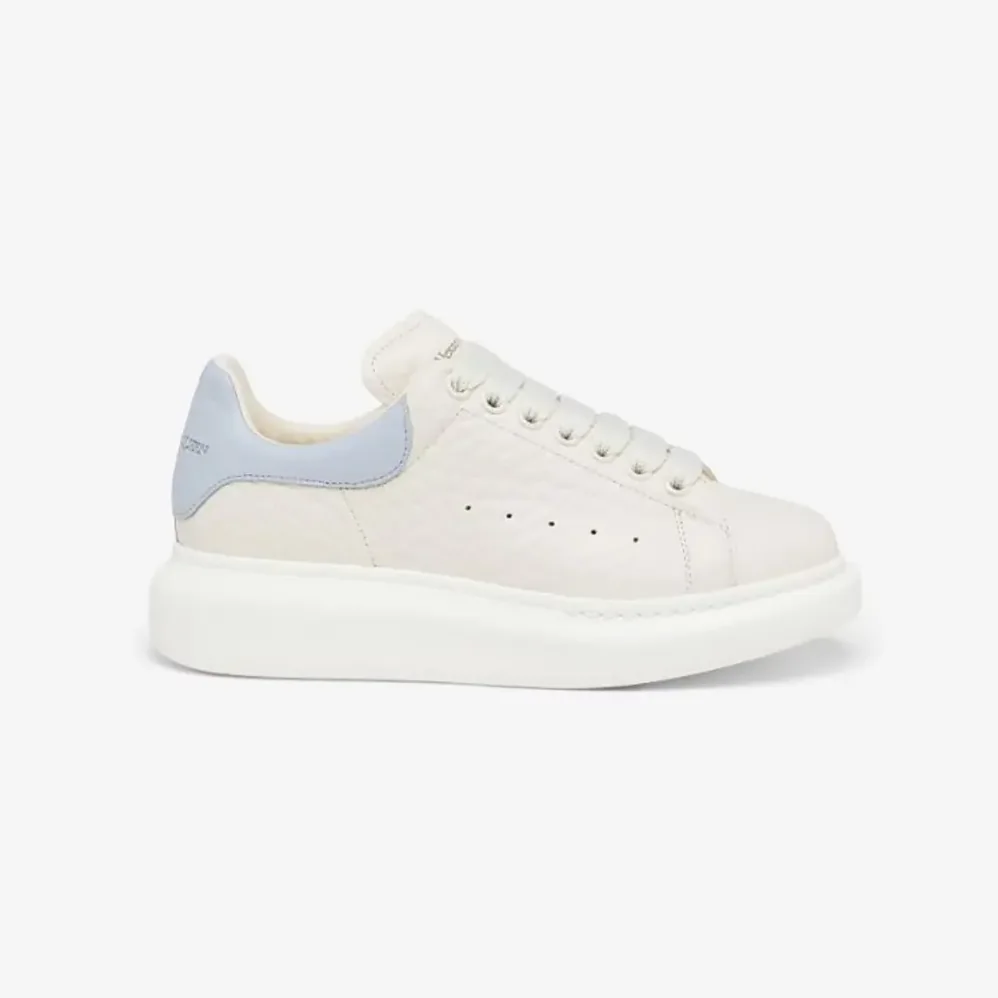 Alexander Mcqueen Oversized Sneaker in Off White for Unisex in Light Blue